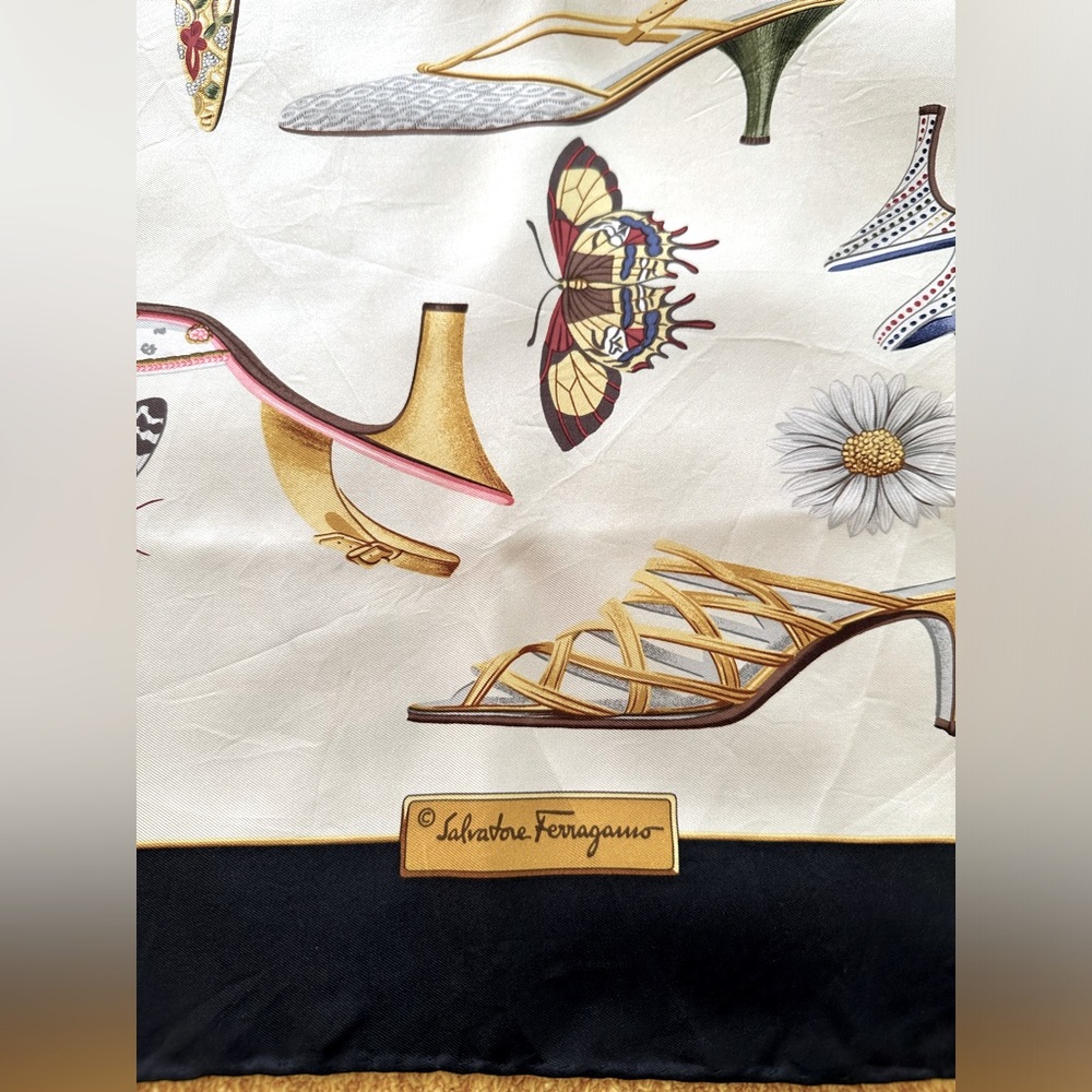Salvatore Ferregamo silk scarf